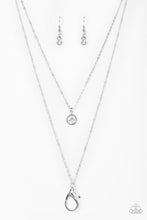 Load image into Gallery viewer, All I Need Is Glitter - White Lanyard