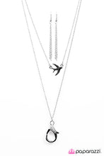 Load image into Gallery viewer, Night Bird - Silver Lanyard
