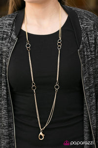 Sleek Simplicity - Gold Lanyard